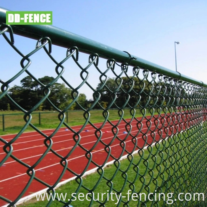 Powder Coated Galvanized Chain Link Fence